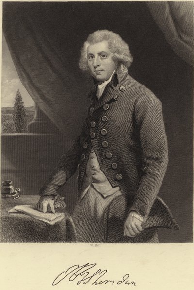 Richard Brinsley Sheridan von Joshua Reynolds